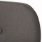 Baxton Studio Penelope Solid Walnut Wood Grey Upholstered King Size Platform Bed 131-7111 - alternate 2
